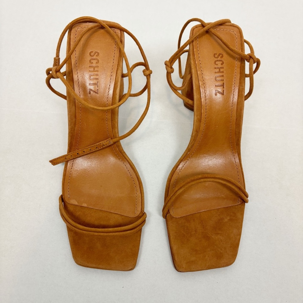 FLAW SCHUTZ Pompeii Sandal in Cuoio Brown Size 7.5 - Picture 5 of 10